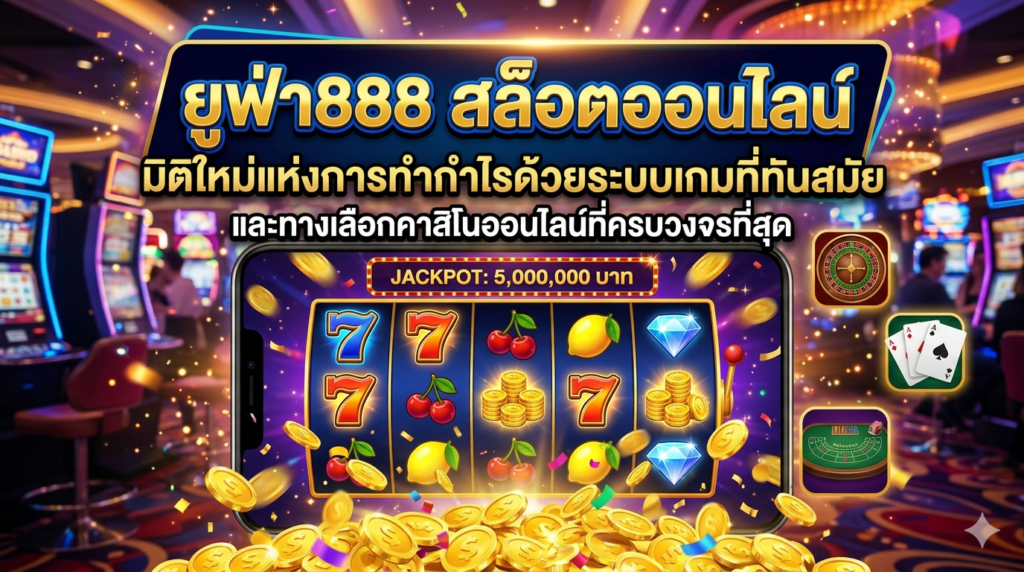 ยูฟ่า888 สล็อตออนไลน์ คาสิโนออนไลน์ เว็บตรงจ่ายจริง