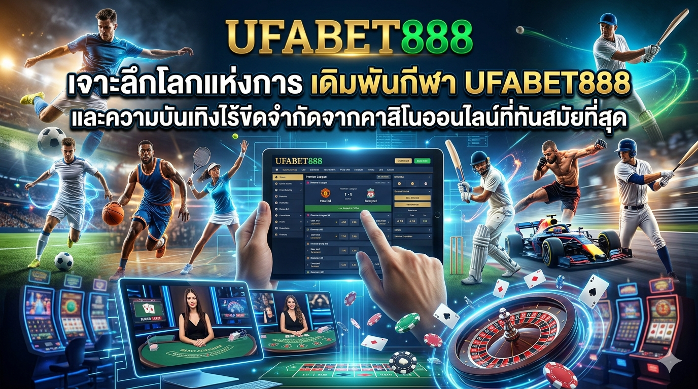 เจาะลึกโลกแห่งการ เดิมพันกีฬา UFABET888