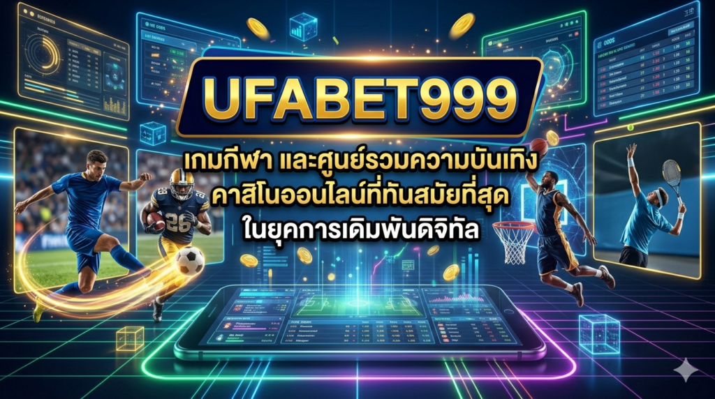 UFABET999 เกมกีฬา และศูนย์รวมความบันเทิงคาสิโนออนไลน์