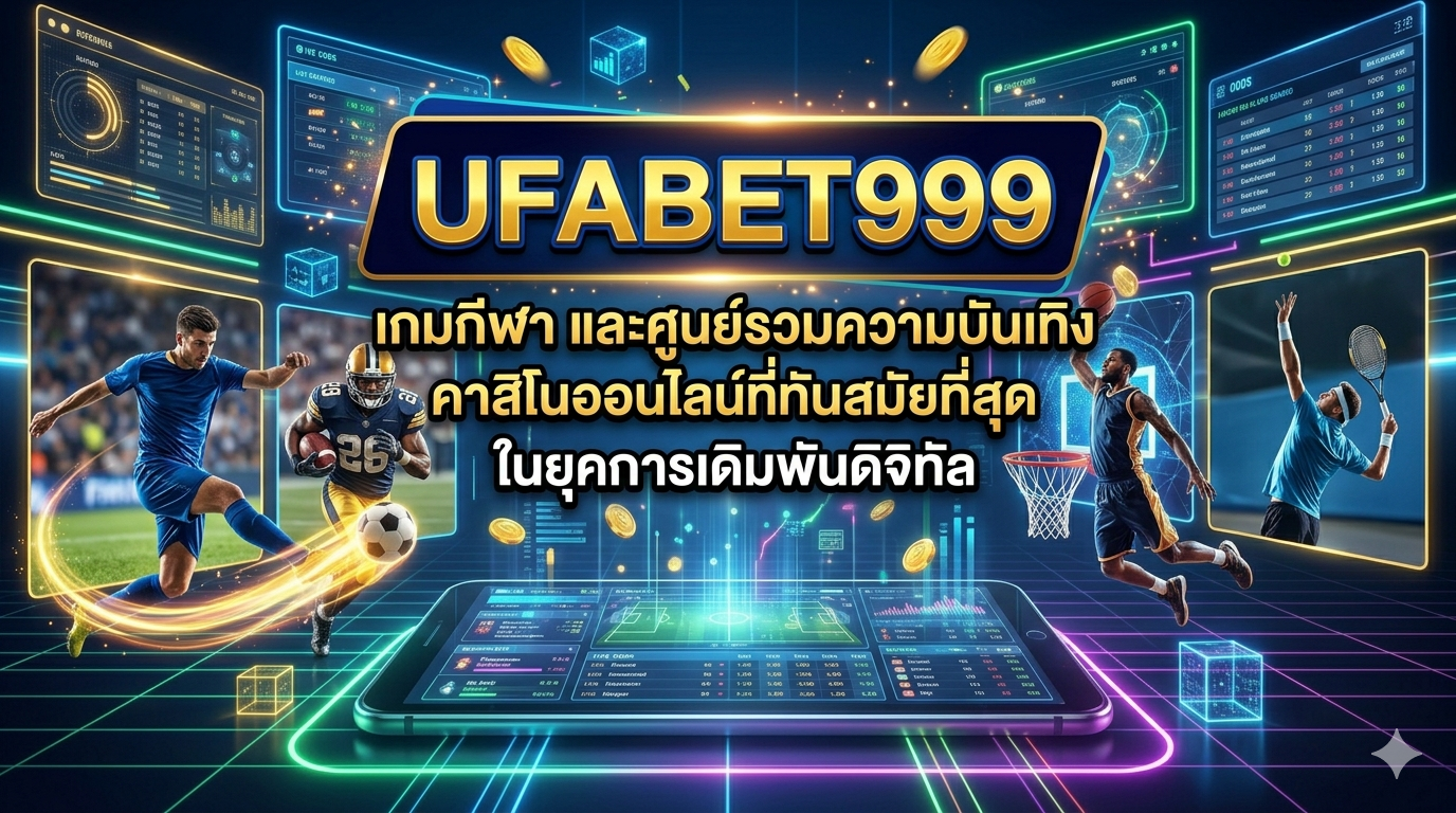 UFABET999 เกมกีฬา และศูนย์รวมความบันเทิงคาสิโนออนไลน์