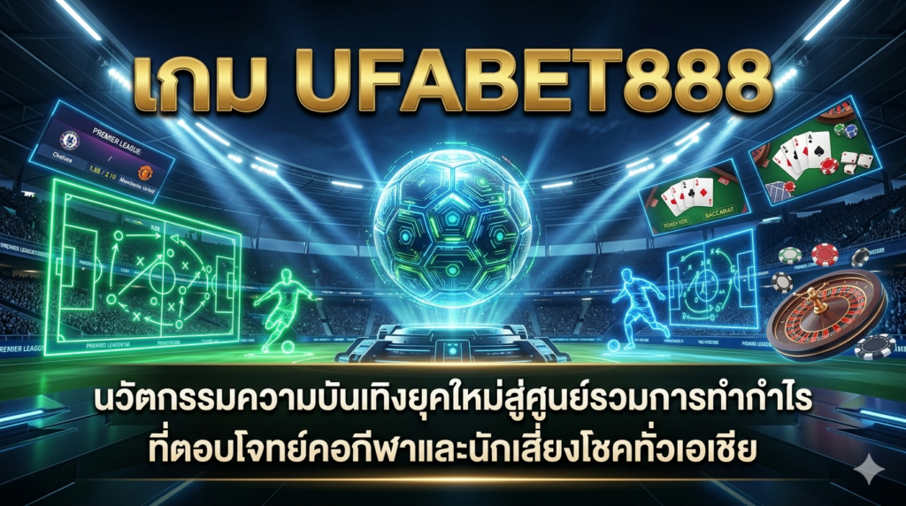 เกม UFABET888 นวัตกรรมความบันเทิงยุคใหม่