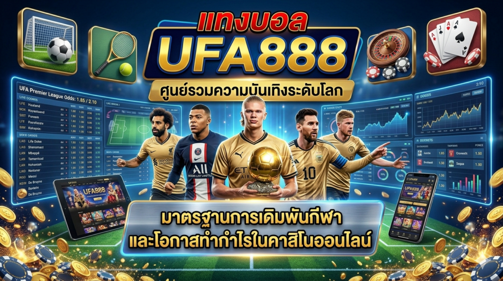 แทงบอล UFA888 ศูนย์รวมความบันเทิงระดับโลก