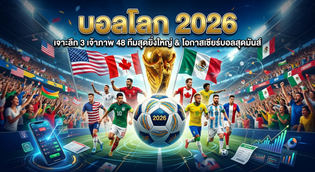 เจาะลึกมิติใหม่ บอลโลก 2026 UFABET888
