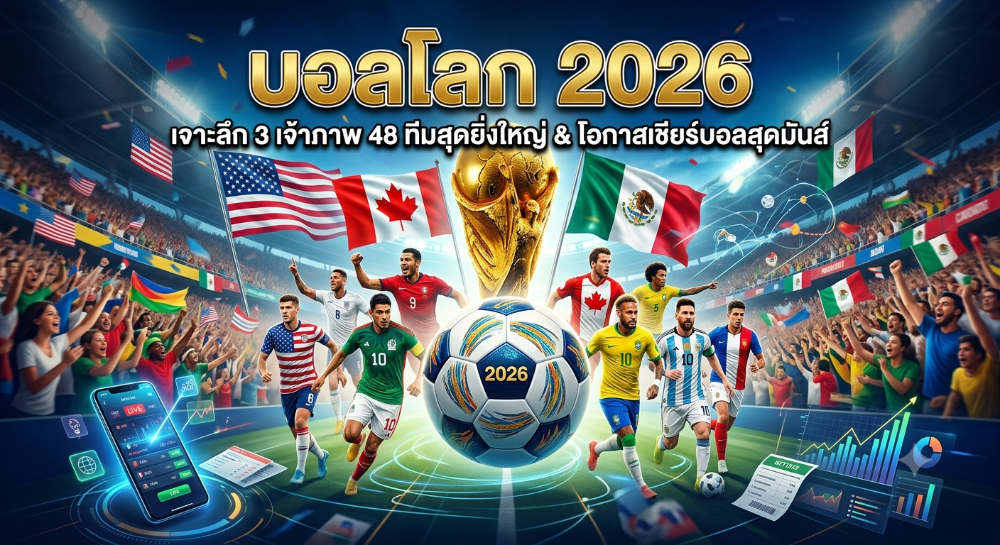 เจาะลึกมิติใหม่ บอลโลก 2026 UFABET888