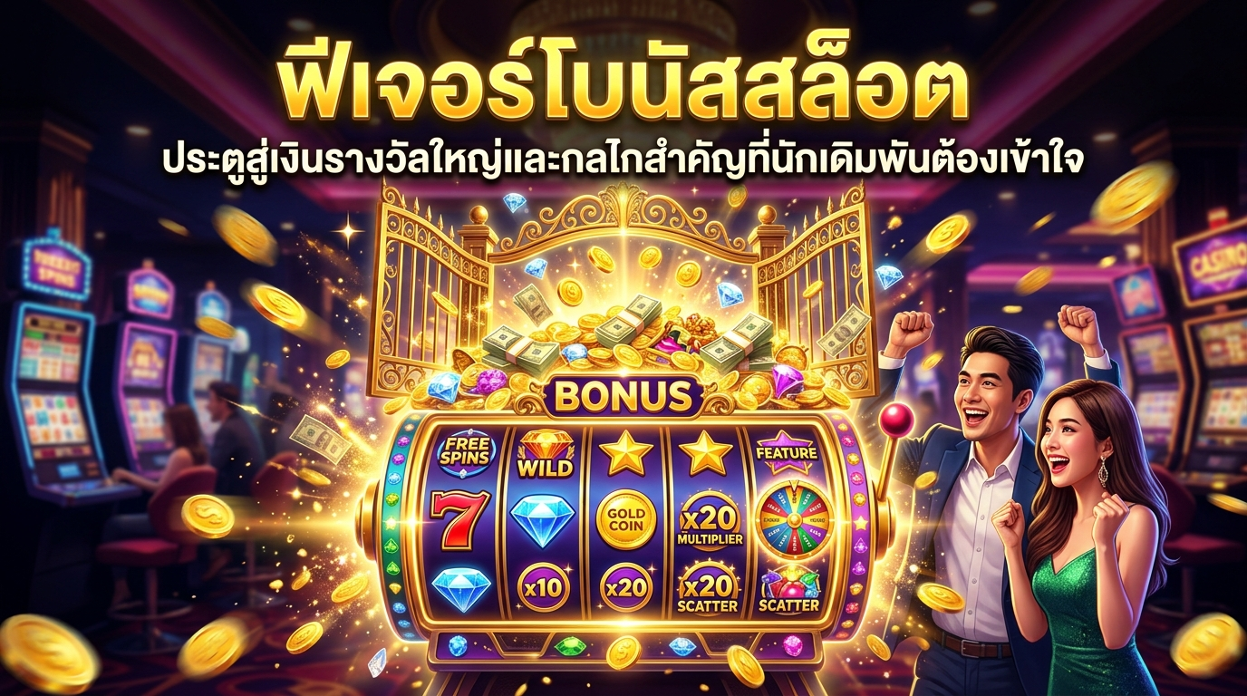 ฟีเจอร์โบนัสสล็อต_ประตูสู่เงินรางวัล