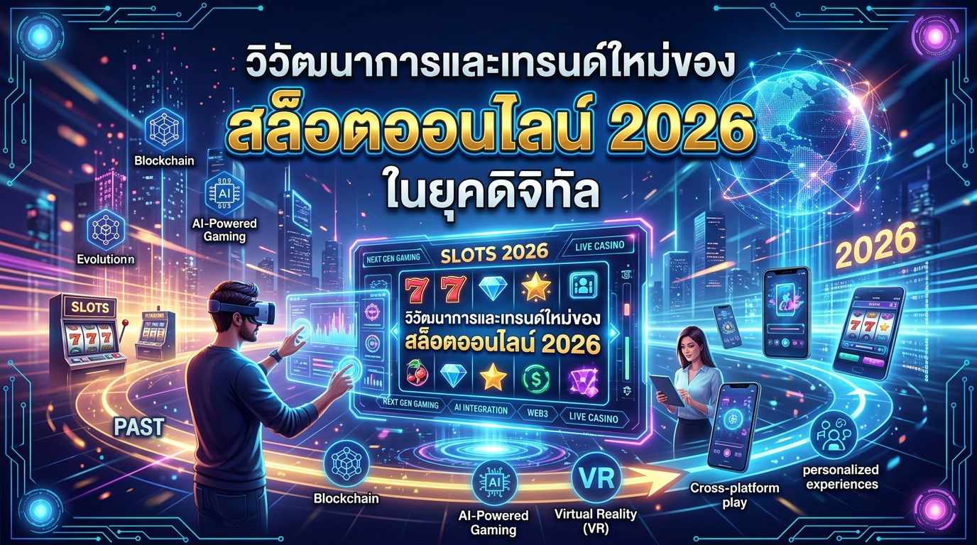 วิวัฒนาการและเทรนด์ใหม่ของ_สล็อตออนไลน์_1